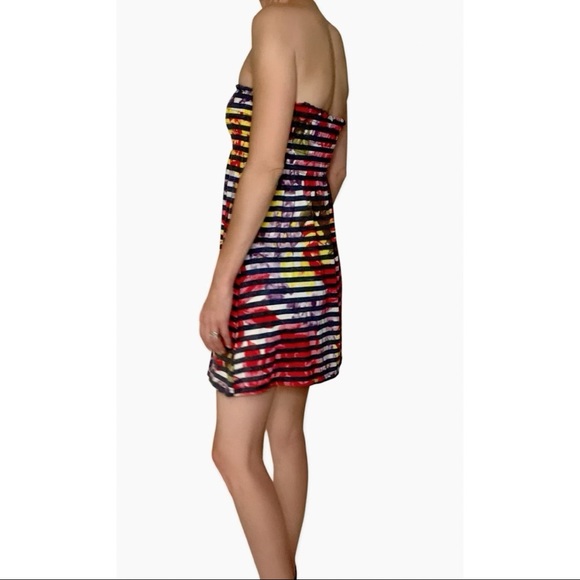 Spoiled Striped Floral Strapless Sundress - Picture 5 of 7